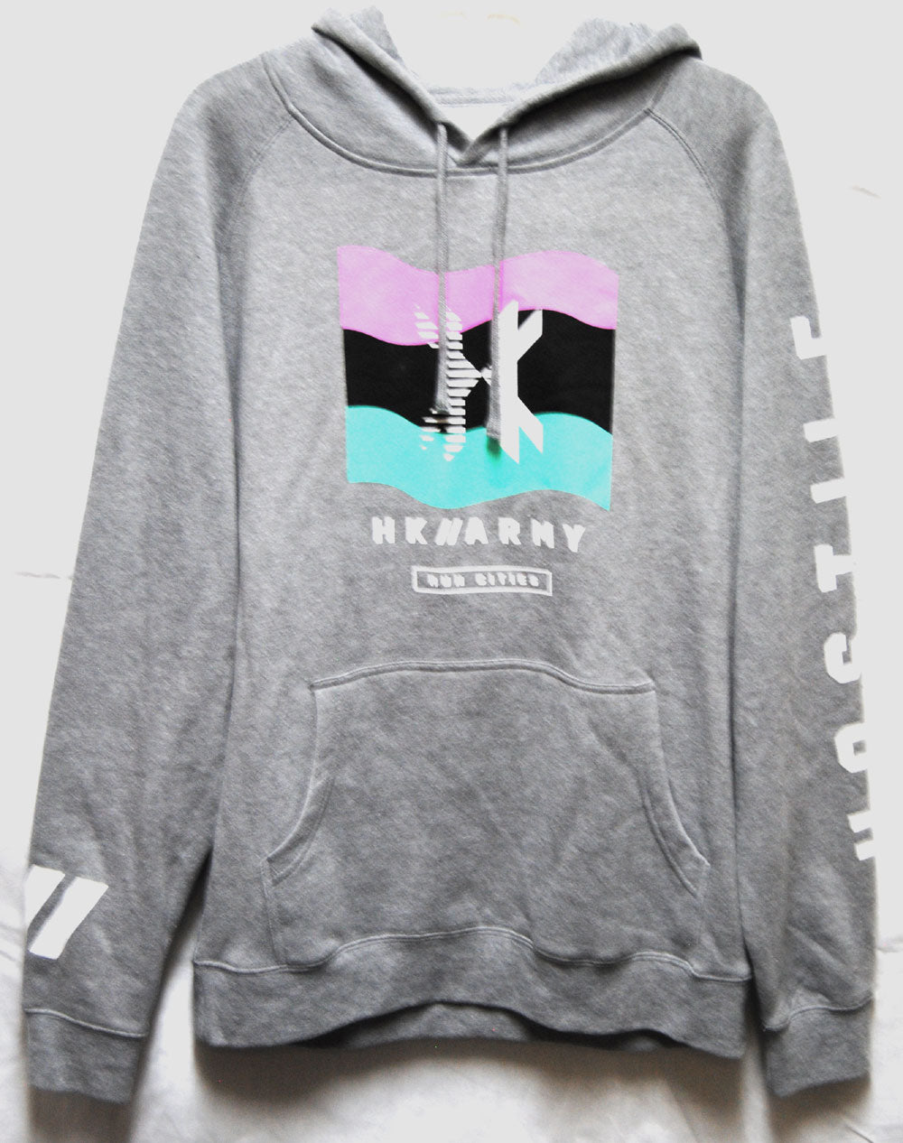 HK Army Hoodie Wavy Grey - Medium - HK Army