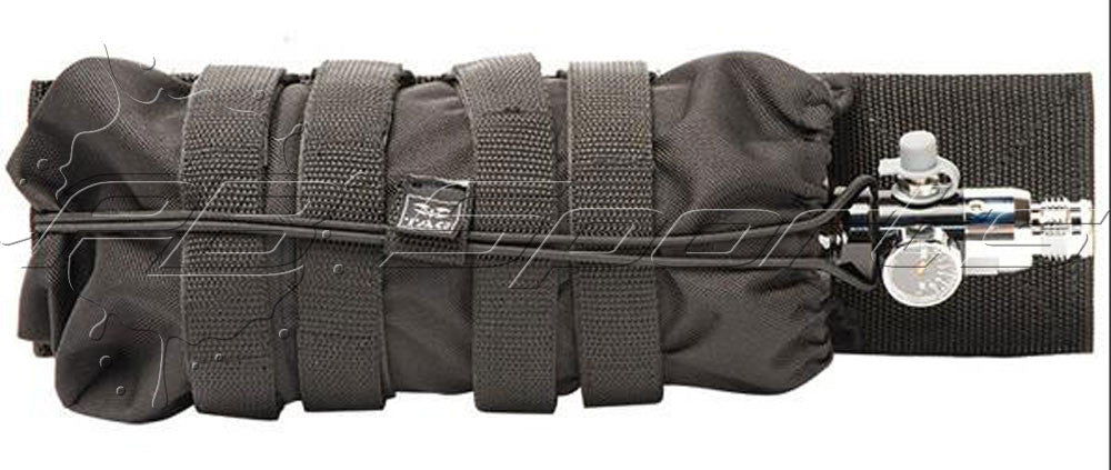 Valken Horizontal Tank Pouch Black - Valken Paintball