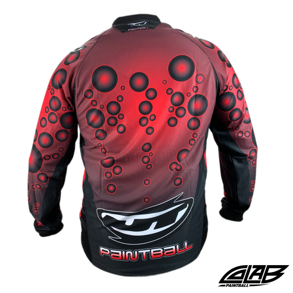 JT Paintball Bubble Jersey - Red - Large - JT