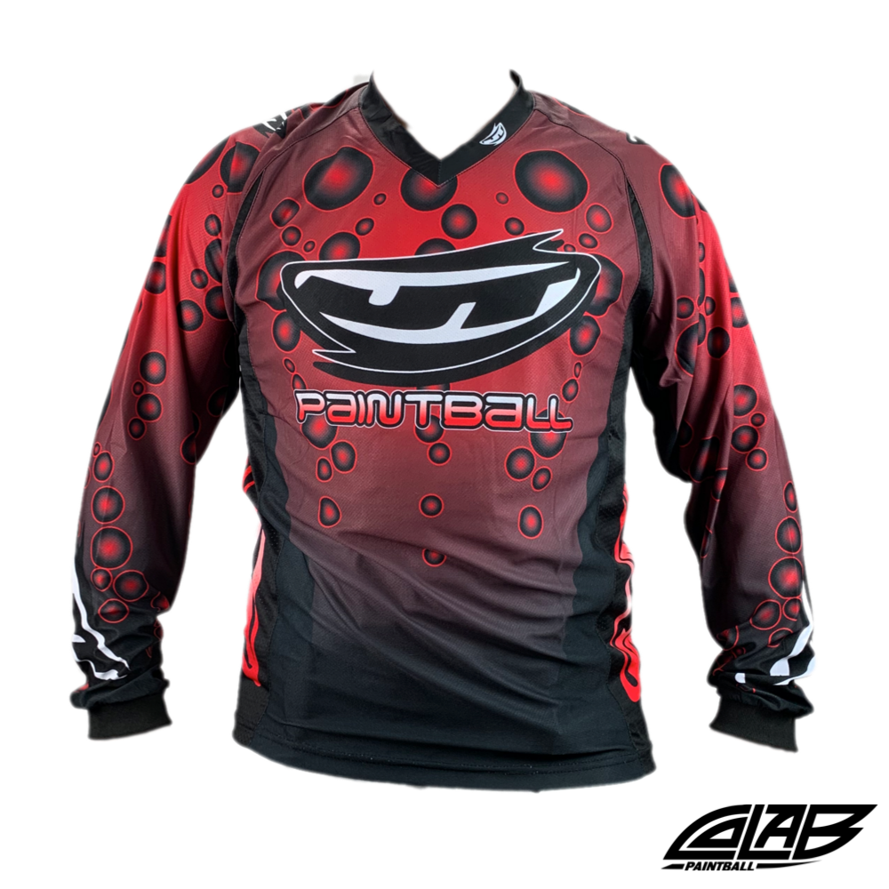 JT Paintball Bubble Jersey - Red - Large - JT