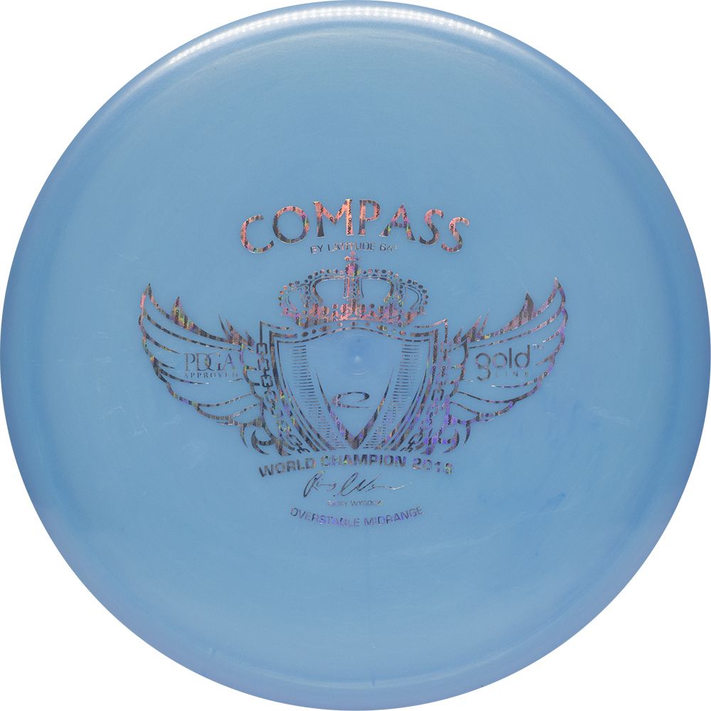 Compass Disck Latitude 64 Gold Compass Disc – PB Sports LLC