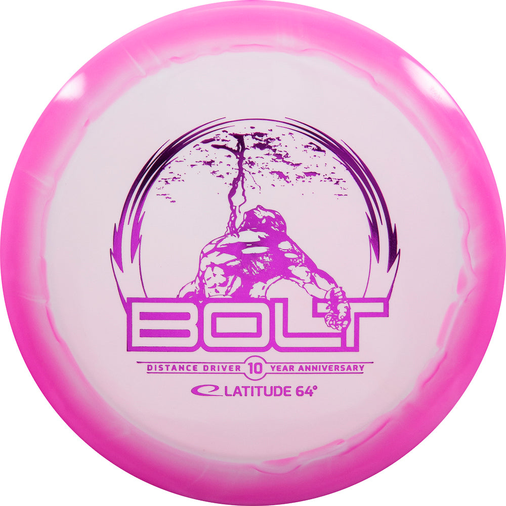 Latitude 64 Gold Orbit Bolt Disc - 10th Anniversary Stamp