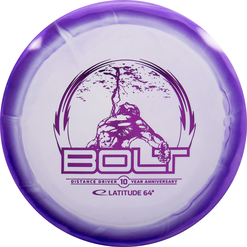 Latitude 64 Gold Orbit Bolt Disc - 10th Anniversary Stamp