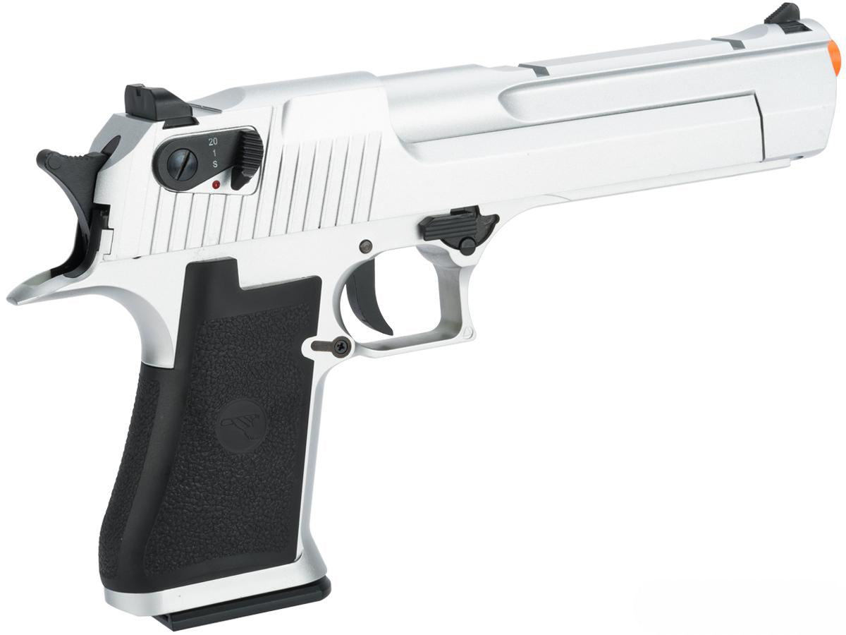 Desert Eagle Full Auto Airsoft CO2 Pistol - Silver - Elite Force