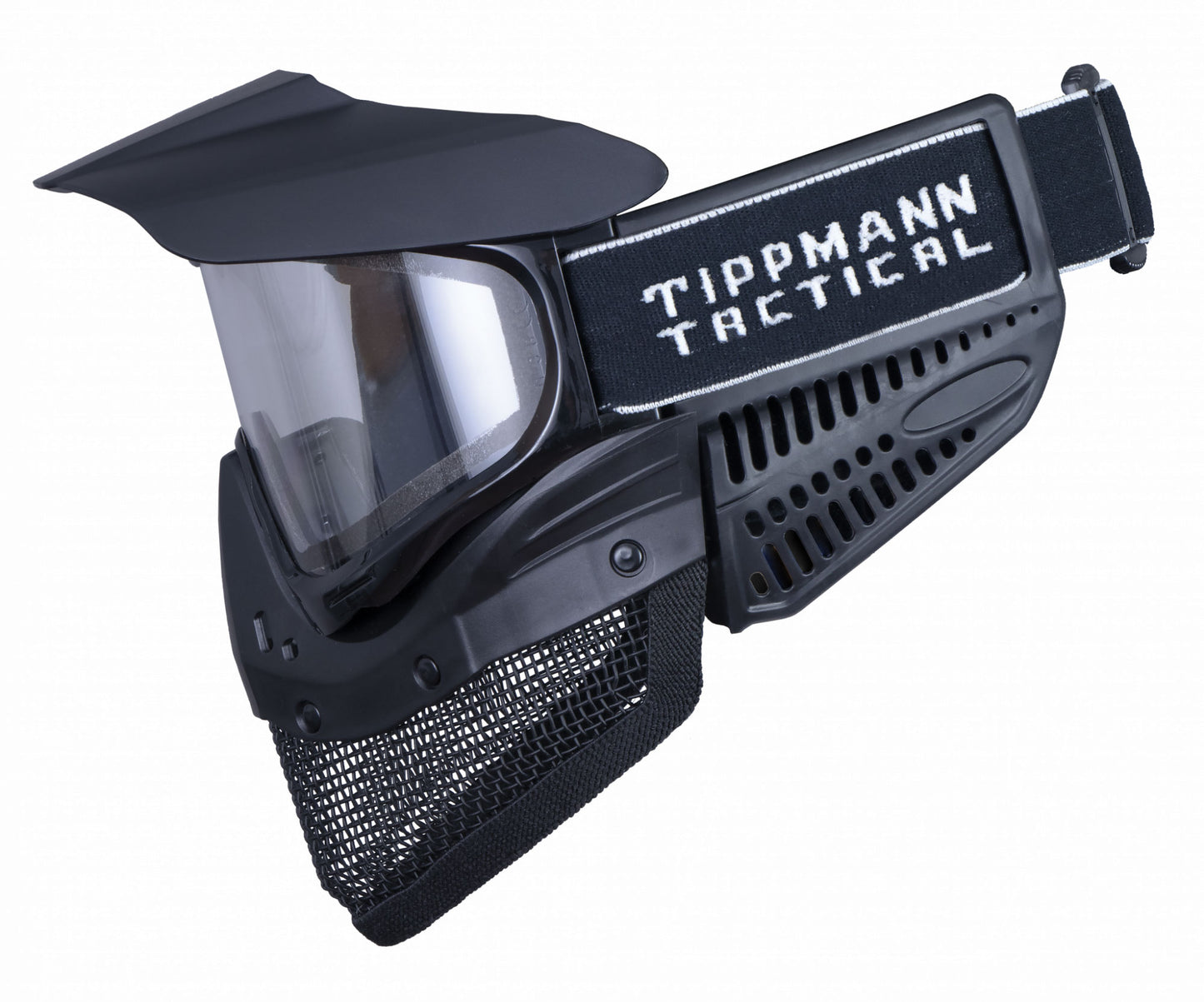 Tippmann Tactical Airsoft Mesh Mask - Black - Tippmann