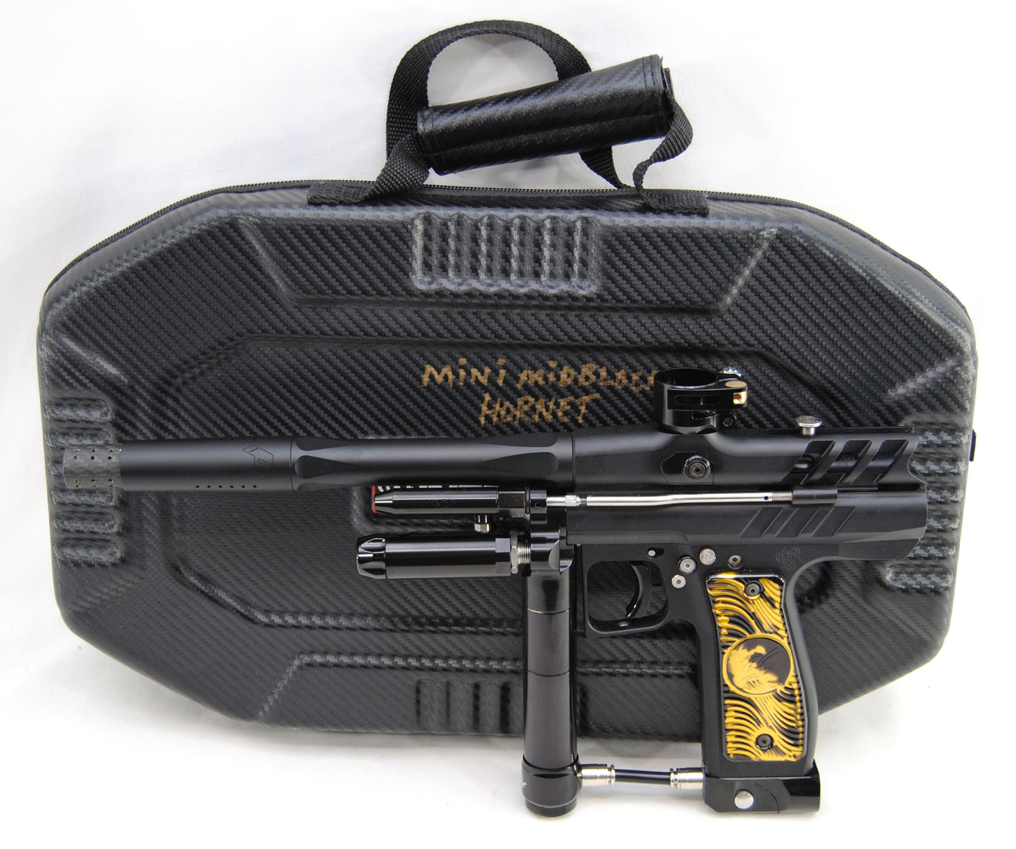 Used Inception Designs Mini Midblock Hornet Autococker - Dust Black