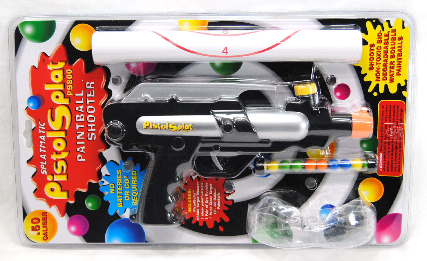 Splatmatic PistolSplat Paintball Shooter - .50 cal - Splatmatic