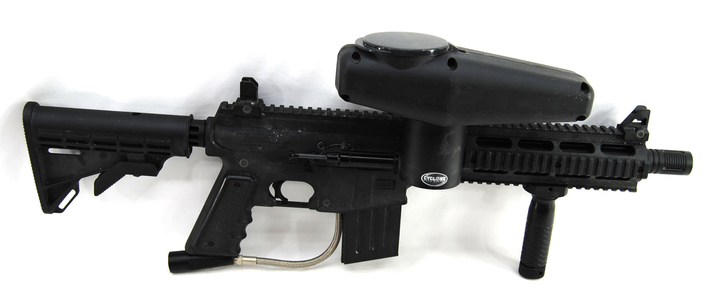 Used Tippmann Project Salvo w/ Cyclone Feed System - Black