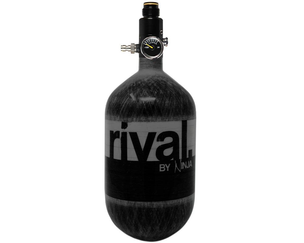 Ninja Rival 68ci 4500psi HPA Tank - Black - Ninja Paintball
