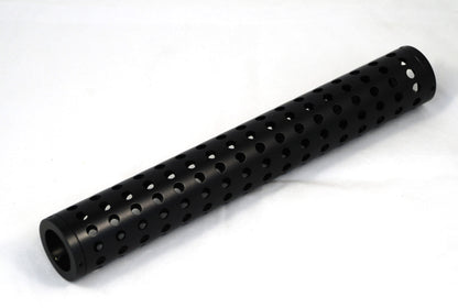 Universal Aluminum Ported Shroud - fits 1" OD barrel - 10" - 3Skull