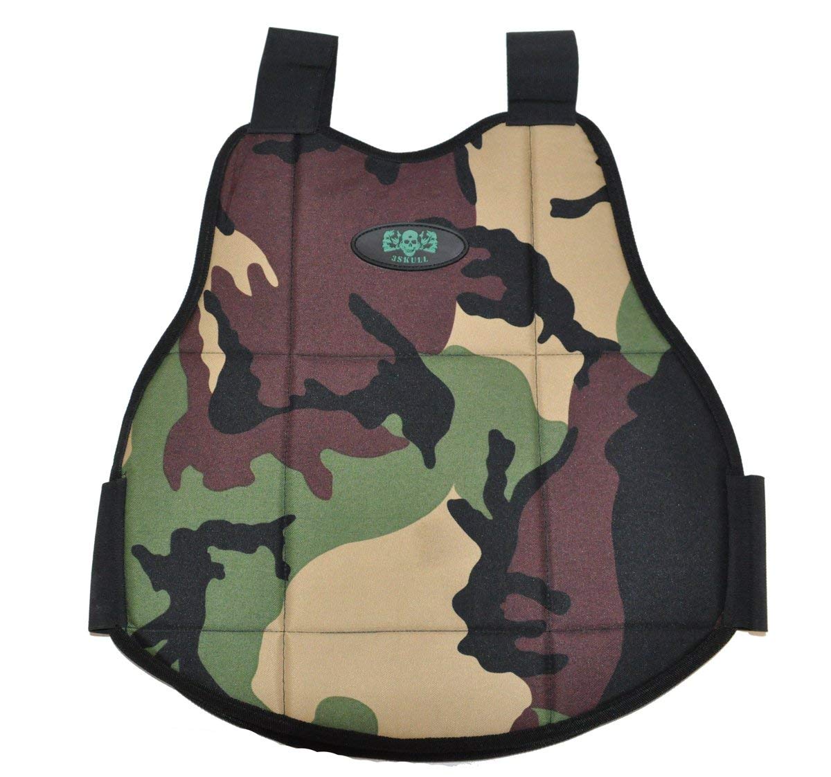 3Skull Chest Protector - Black/Camo Reversible - 3Skull