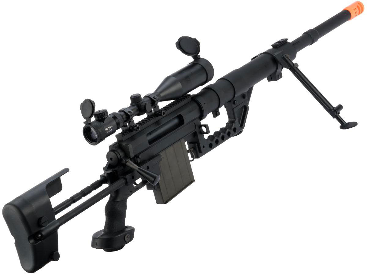 CheyTac Licensed M200 Intervention Bolt Action Custom CO2 Sniper Rifle - Black - Evike