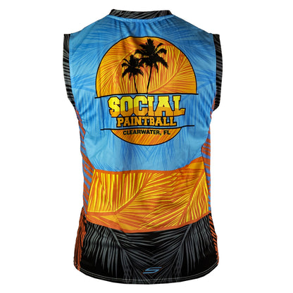 Social Paintball Grit Sleeveless Jersey - Tropics