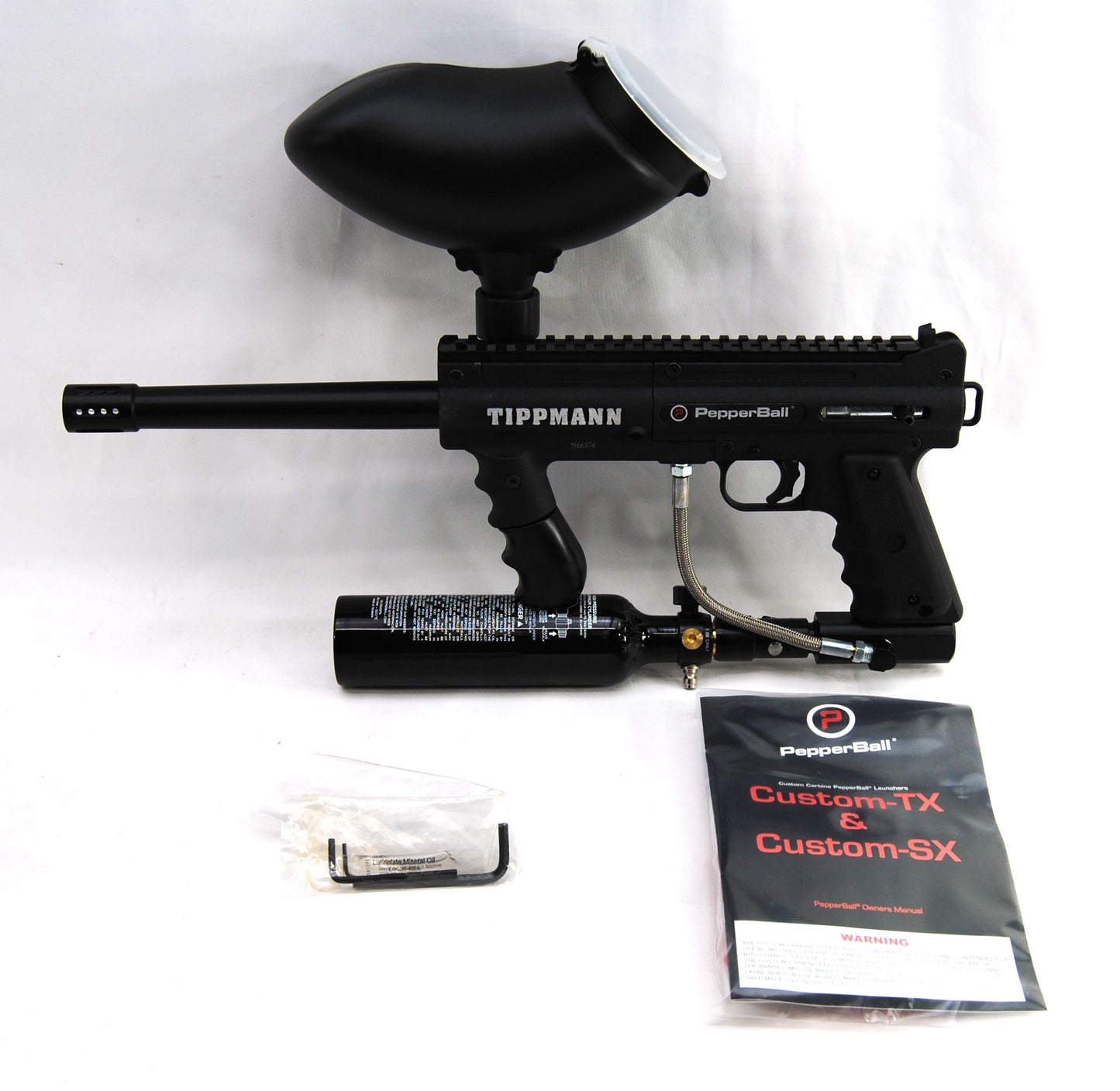 Used Tippmann Pepperball Custom Carbine TX Less Lethal Gun Package