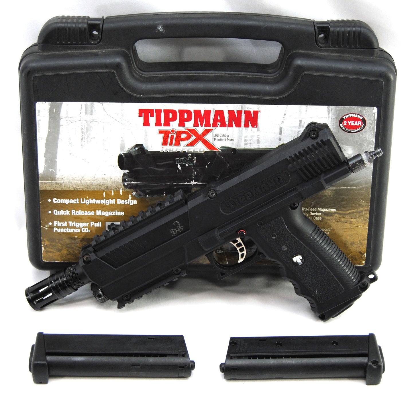 Used Tippmann TiPX w/ Remote Adapter - Black