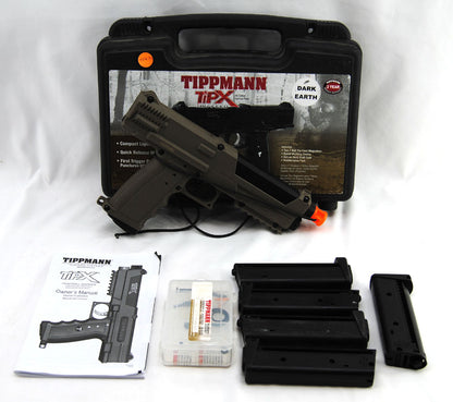 Used Tippmann TiPX Paintball Pistol - Dark Earth