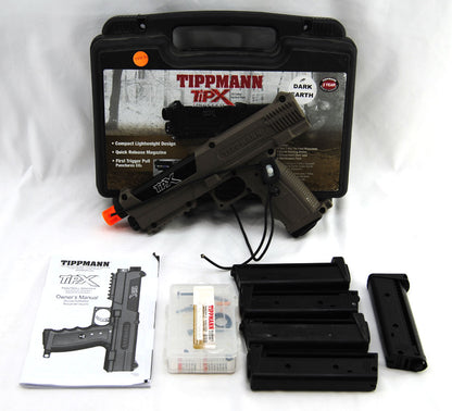 Used Tippmann TiPX Paintball Pistol - Dark Earth