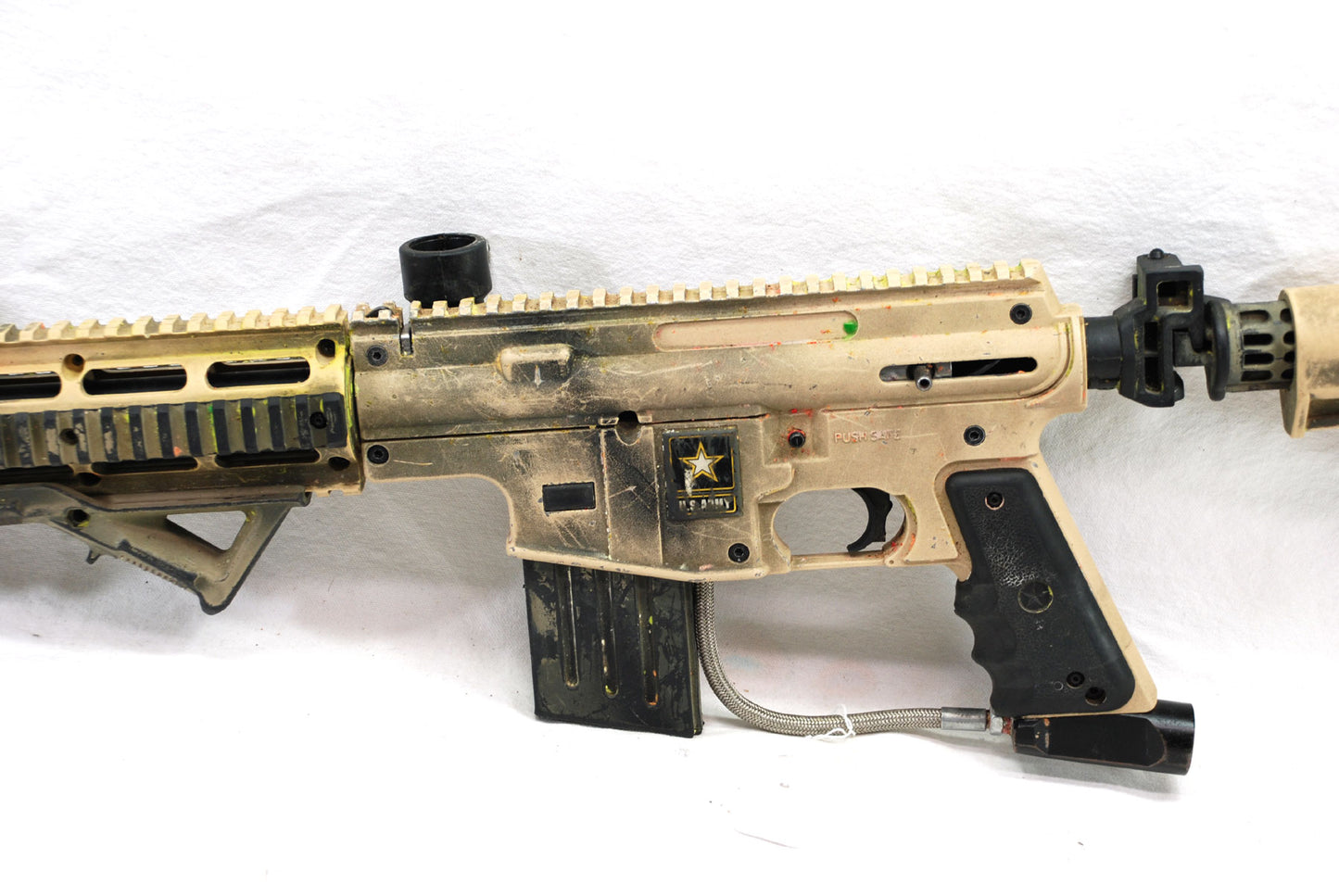 Used Tippmann U.S. Army Project Salvo Tactical - Distressed Tan - Tippmann Sports