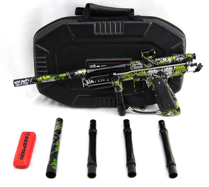 Inception Designs Retro Twister Autococker Greg Hastings Signature - Green/Silver Sponge