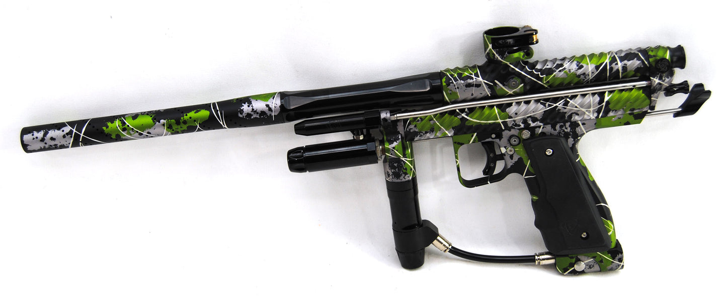 Inception Designs Retro Twister Autococker Greg Hastings Signature - Green/Silver Sponge