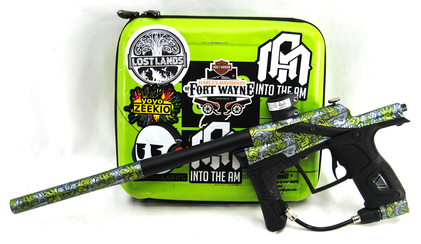 Used Planet Eclipse ETEK 5 Paintball Marker - Stretch Poison
