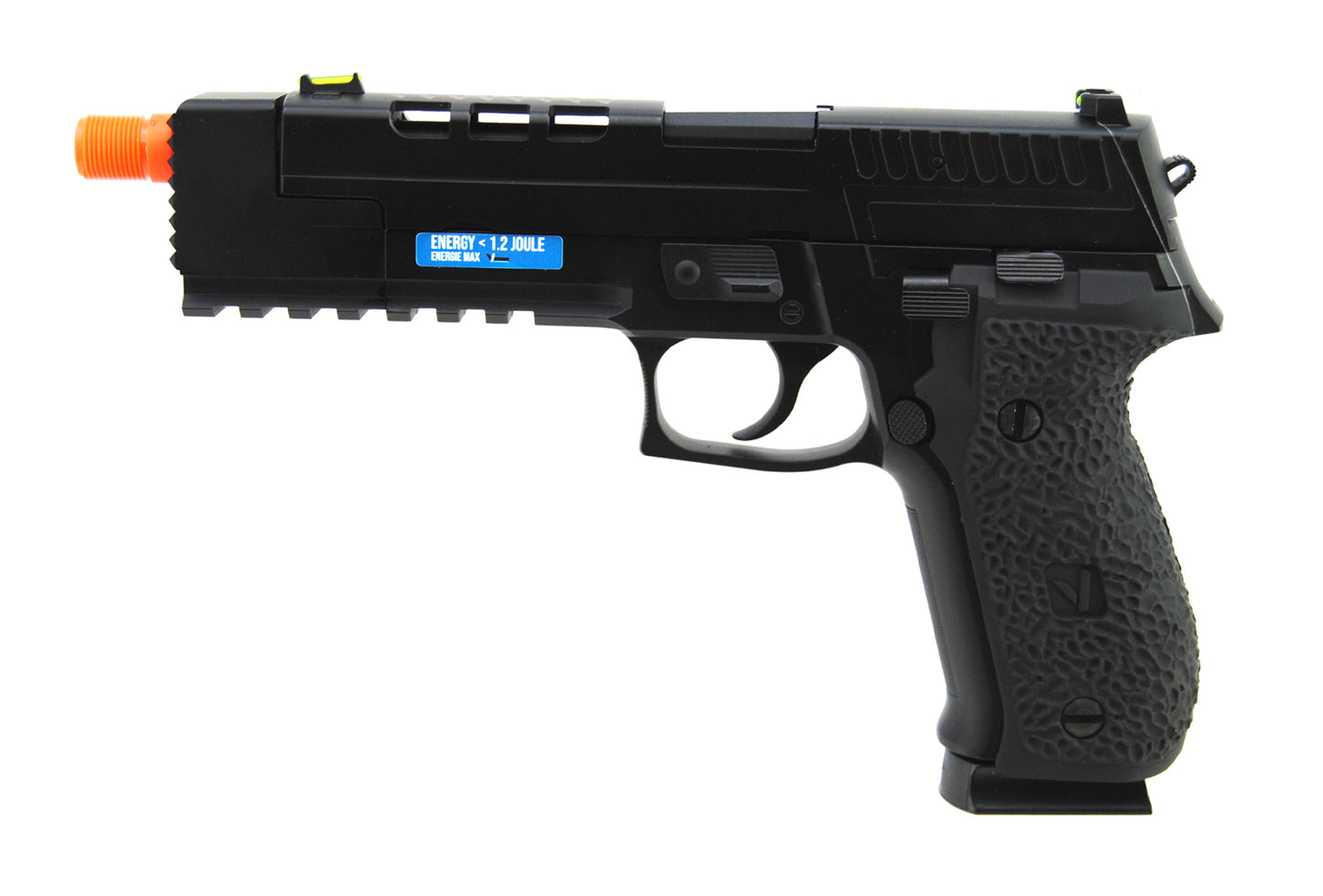 Nuprol Vorsk VP26X Full Metal Gas Blowback Pistol - Black