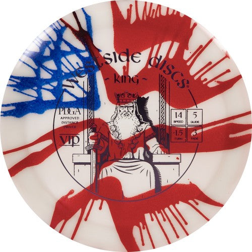 Westside Discs VIP King MyDye American Flag Disc - Westside Discs
