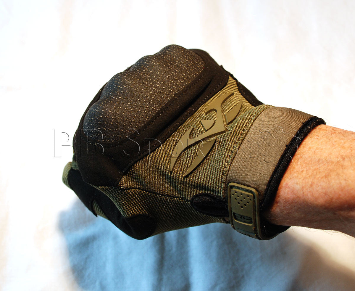 Valken Zulu Full Finger Gloves - Olive - Medium - Valken Paintball